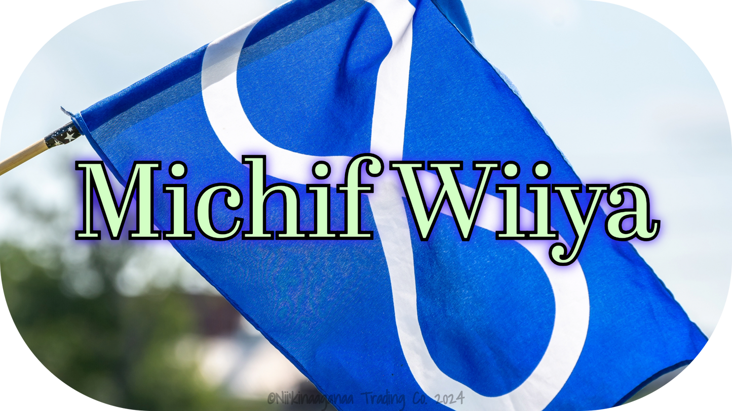 Custom Designed T-Shirts 'Michif Wiiyaa'-Design 2