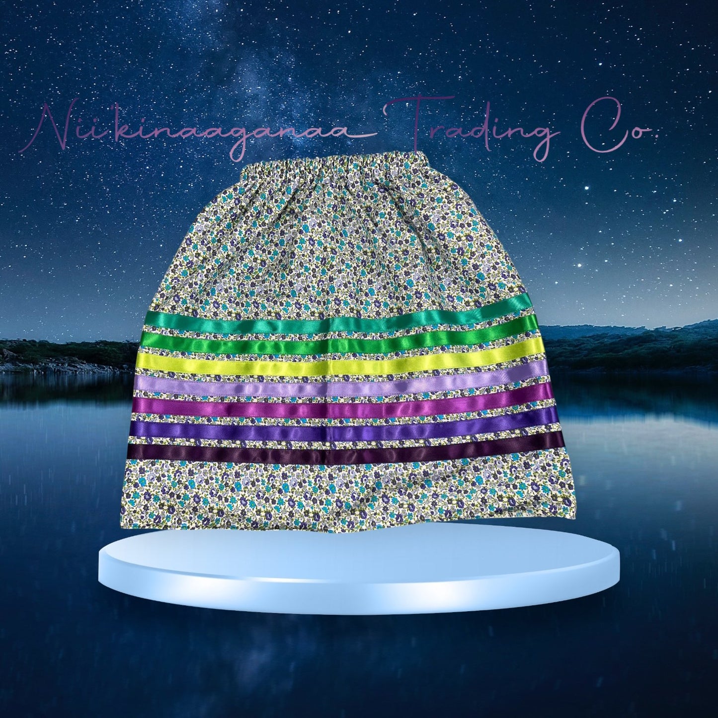 Girl's Ribbon Skirt - Nii’kinaaganaa Trading Co.
