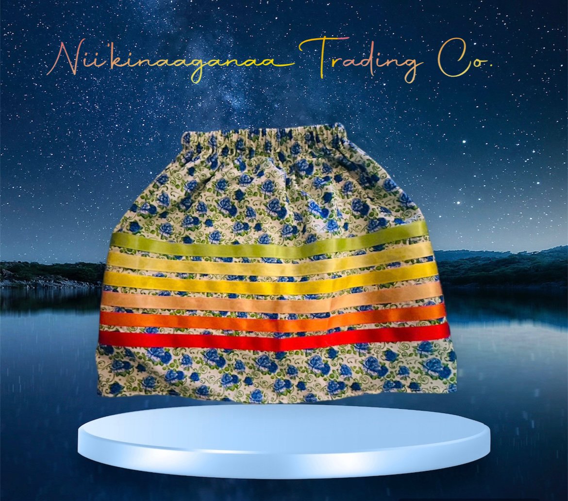 Girl's Ribbon Skirt - Nii’kinaaganaa Trading Co.