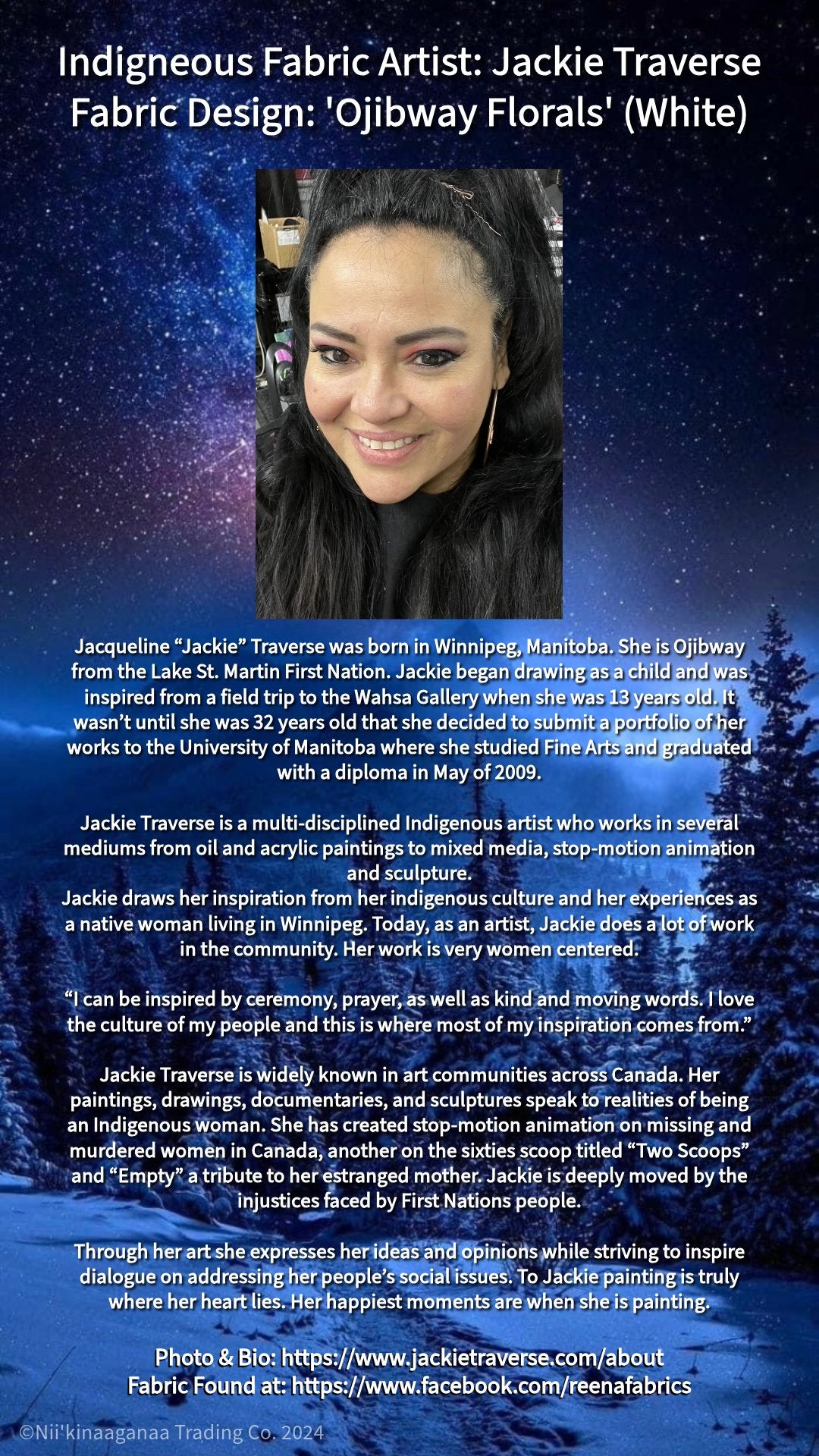 Women's Satin Circle Skirt - Nii’kinaaganaa Trading Co.