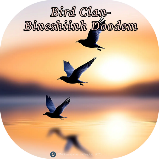 Custom Designed T-Shirt 'Bird Clan-Bineshiinh Doodem' Nii’kinaaganaa Trading Co.