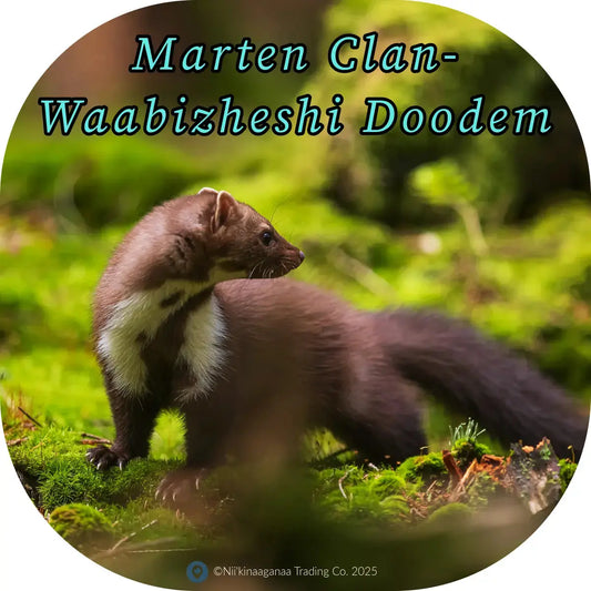 Custom Designed T-Shirt 'Deer Clan-Waawashkeshi Doodem' Nii’kinaaganaa Trading Co.