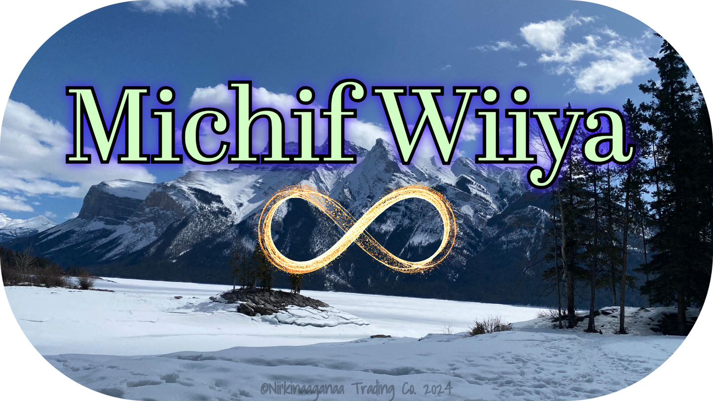 Custom Designed T-Shirts 'Michif Wiiyaa'-Design 1