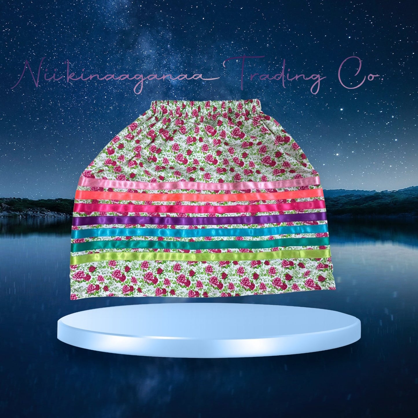 Girl's Ribbon Skirt - Nii’kinaaganaa Trading Co.