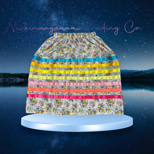 Girl's Ribbon Skirt - Nii’kinaaganaa Trading Co.
