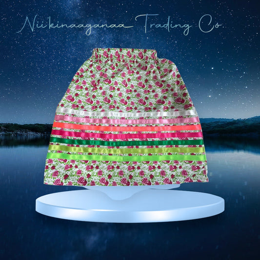 Girl's Ribbon Skirt - Nii’kinaaganaa Trading Co.